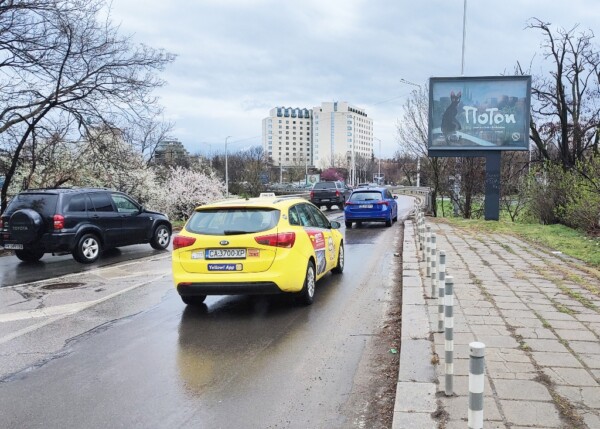 124. bul. Pencho Slaveykov / bul. Bulgaria - dividing strip before McDonald's, against PRONO