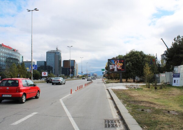 48. bul. Tsarigradsko shose - after OMV, against The MALL