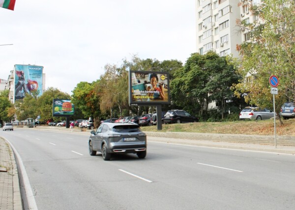 87. g.k. Mladost 1A - bul. Al. Malinov - busstop before pedestrian overpass, before Moto Pfohe