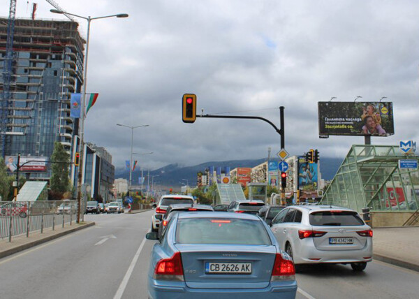 MMB 30. Mladost - Aleksandar Malinov Blvd. - crossroad BILLA, in front of SHELL and McDonald's