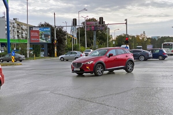 165. bul. G. M. Dimitrov / bul. Dragan Tsankov – in front of OMV_towards OMV, Studentski grad