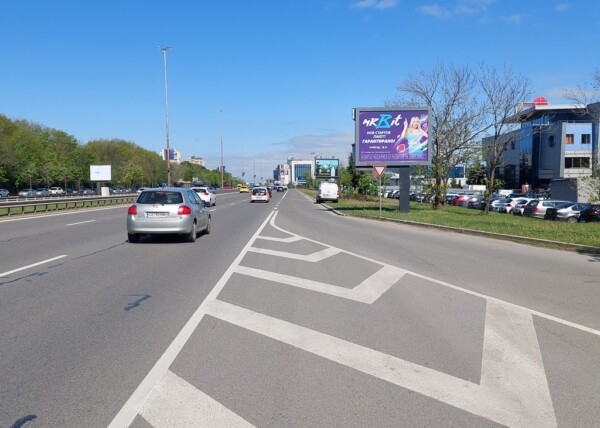 М-476. bul. Tsarigradsko shose - after Inter Expo Center, in front of Office 1 Superstore
