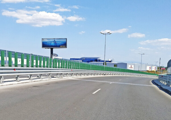 42-2. bul. Bruxel - new trestle towards the airport, against Sofia Airport  Business Park_towards Airport