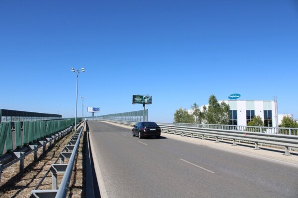 MB 42. Bryuksel Blvd. - new trestle towards the airport, against Sofia Airport  Business Park