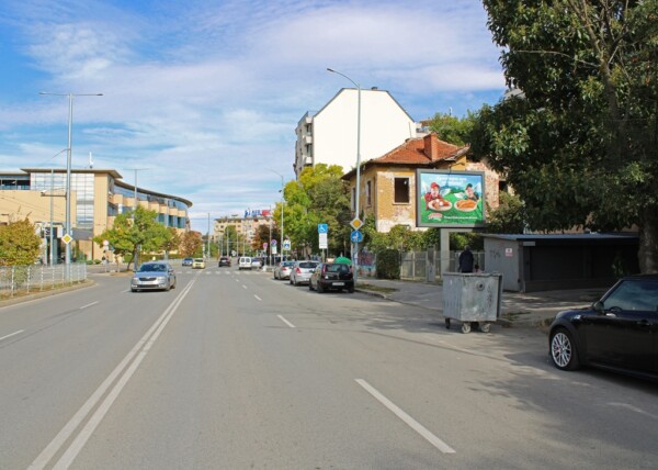 12. bul. Arsenalski - before bul. Cherni Vrah, crossroad hotel "Hemus", opposite Park Center MALL