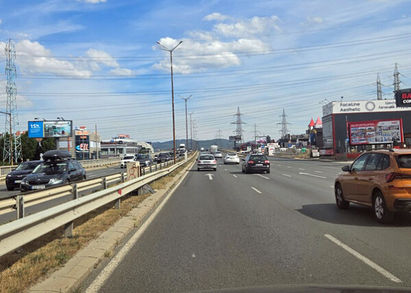 Sfmb 9. Okolovrastno shose Blvd. - Southern arc - after Simeonovsko shose Blvd., before SHELL, AIKO -